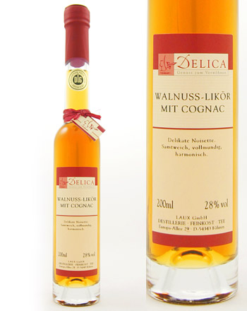 Likör Walnuss mit Cognac 200 ml, 28% vol.