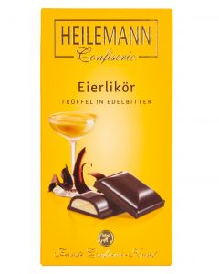 Edelzartbitter-Schokolade EIERLIKÖR-TRÜFFEL von Heilemann, 100g