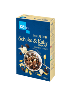 Müsli Knusper Schoko & Keks Kakao 500 g von Kölln