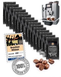 Firmenpaket Leicht & Würzig Espresso Supergo von Coffee-Nation 16 kg