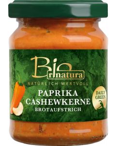 rinatura Brotaufstrich Paprika-Cashewkerne Bio 125 g