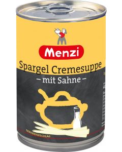 Spargel Cremesuppe mit Sahne von MENZI, 400ml