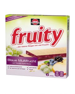 Fruity Fruchtriegel Blaue Multifrucht, 144 g