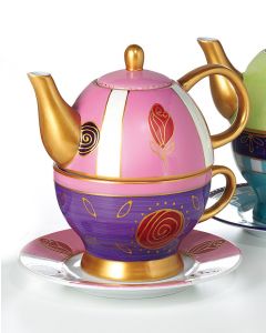 DREAMS Tea for One Teeset mit Teekanne, grosse Teeschale im kultigen 1001-Look