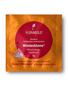 Rooibostee Wüstenblume® 100er Pyramidenbeutel von Floragold,