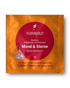 Rooibostee MOND UND STERNE von Floragold, 100er Pyramidenbeutel