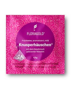 Früchtetee Knusperhäuschen® mild 100er Pyramidenbeutel von Floragold,