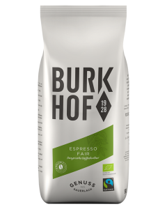 Fairtrade-Kaffee ESPRESSO FAIR von Burkhof, 1000g Bohnen