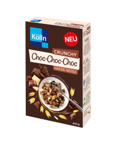 Müsli Crunchy Choc-Choc-Choc von Kölln, 400g