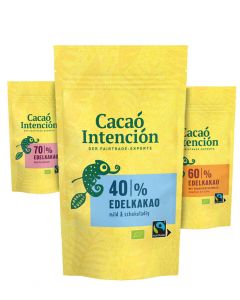 Trinkschokolade Bundle von Cacaó Intención, 3x250g
