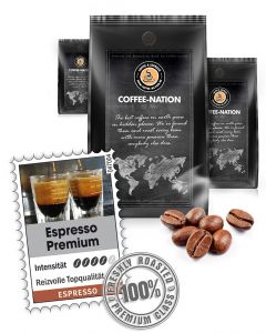 Espresso Premium Luxusqualität von Coffee-Nation 500 g