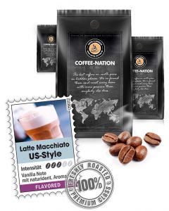 Aroma-Kaffee Latte Macchiato US-Style von Coffee-Nation 500 g