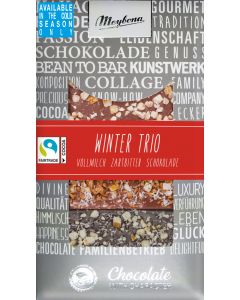 Collage Schokolade WINTER TRIO von Meybona, 3x30g