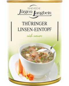 THÜRINGER LINSEN-EINTOPF süß-sauer von Jürgen Langbein, 400g