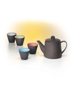 SAKURA Tee Set 5-teilig aus Keramik