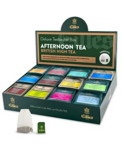 BRITISH AFTERNOON Mischbox mit 12 Sorten EILLES Deluxe Teebeutel für tolle Teezeremonien