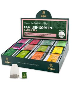 FAMILY Mischbox mit 12 Sorten EILLES Teebeutel speziell für die Familie