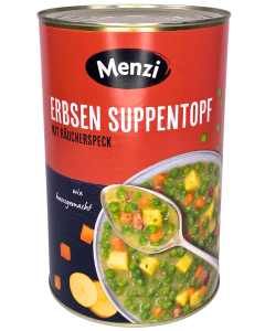 Erbsen Suppentopf mit Räucherspeck von MENZI, 4.200g