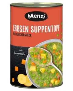 Erbsen Suppentopf mit Räucherspeck von MENZI, 4.200g