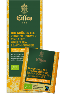 EILLES Teebeutel Grünetee Lemon Ingwer BIO & Fairtrade 2 x 25 Stück