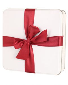 RED DESIGN Geschenkdose mit Schleife, quadratisch