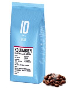 ID Blue Premium Kaffee Kolumbien 250 g Bohnen