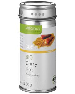 Probio Curry Hot, Bio, Streudose, 30 g