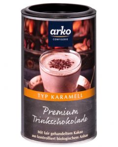 BIO Trinkschokolade KARAMELL von arko, 250 g