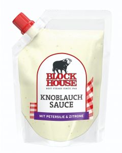 Block House Knoblauch Sauce, Folienbeutel 250 ml