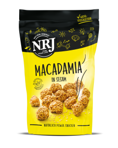 NRJ Macadamiakerne in Sesam geröstet, 150g