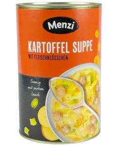 Kartoffel Suppe mit Fleischklößchen von MENZI, 4.200g