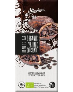 Meybona Bio Schokolade EDELBITTER 72%, 100g