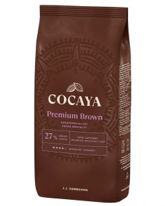 Trinkschokolade PREMIUM BROWN mit 27% Kakao von Cocaya, 1000g