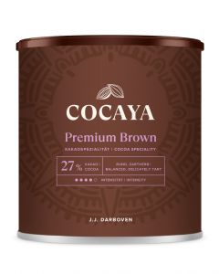 Trinkschokolade PREMIUM BROWN mit 27% Kakao von Cocaya, 1500g