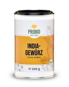 India-Gewürz in der Membrandose von Probio, 100g