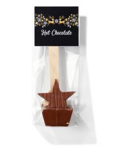 Vollmilch Trinkschokolade am Löffel Stern von Hussel, 50g