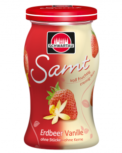 Schwartau Samt Fruchtaufstrich Erdbeer-Vanille, 270 g