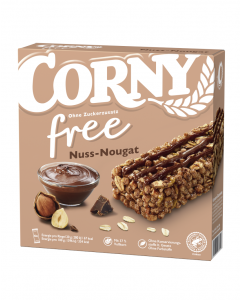 CORNY Free Riegel Nuss-Nougat, 120 g