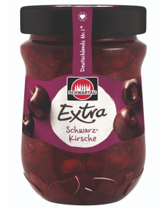 Schwartau Extra Fruchtaufstrich Schwarzkirsche, 340 g