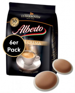ALBERTO Pads Cafe Crema 180er Megapack (1260 g)