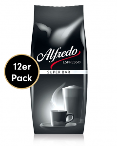 Alfredo Espresso Super-Bar Firmenpaket 12 x 1000g Bohne