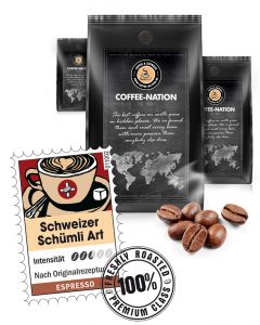 Schweizer Schümli Art Kaffeebohnen von Coffee-Nation 500 g