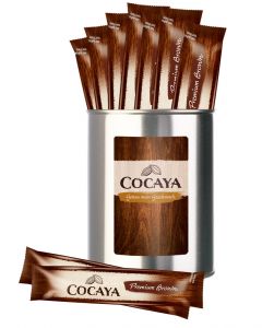 Geschenk-Dose mit 10 Portionssticks COCAYA Premium Brown