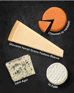Käse liebt Schokolade, Abenteuerliche Tasting Käseplatte (660g)