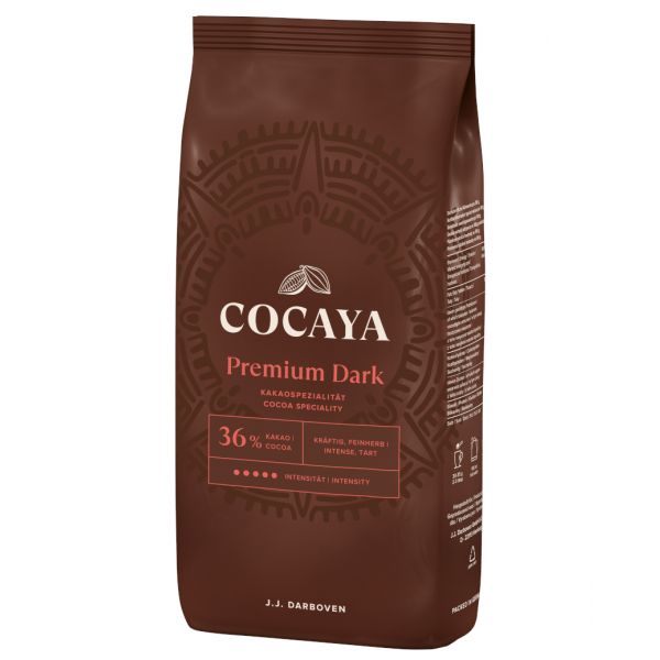 Trinkschokolade PREMIUM DARK mit 36% Kakao von Cocaya, 1000g