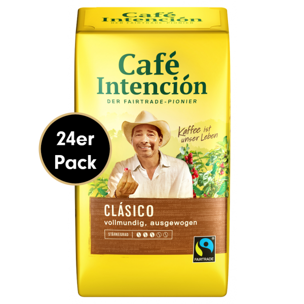 Cafe Intencion Clasico (Fairtrade) 12 x 500 g gemahlen